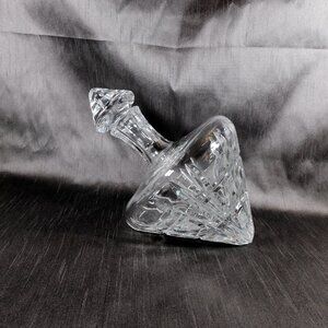 Lay Down Cut Crystal Decanter with Matching Stopper # 25888